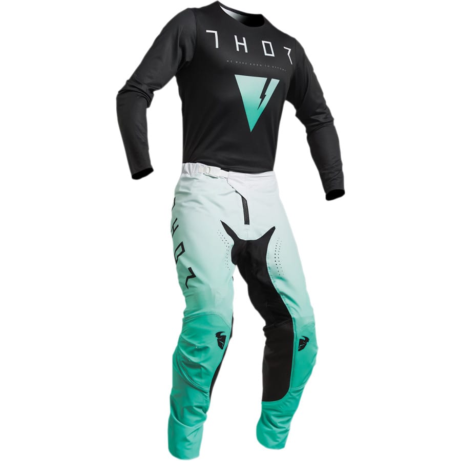 Aqua Heather Thor MX Motocross Prime T-Shirt Choose Size