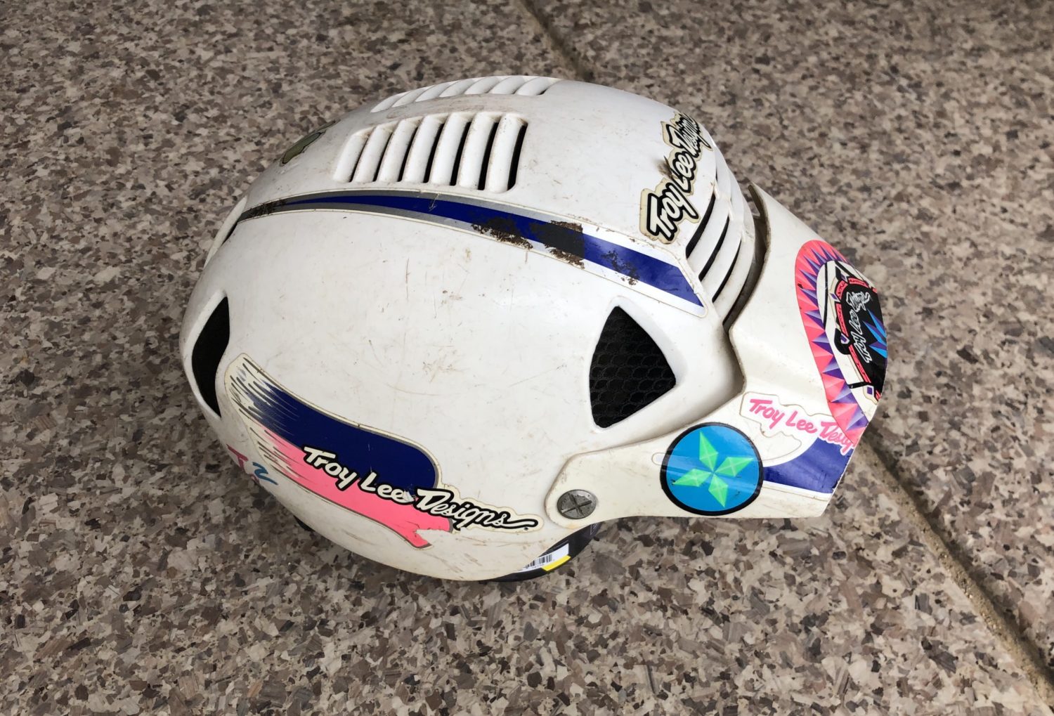 Garage Finds | Dad's Troy Lee Designs TL Comp MTB Helmet - Swapmoto Live