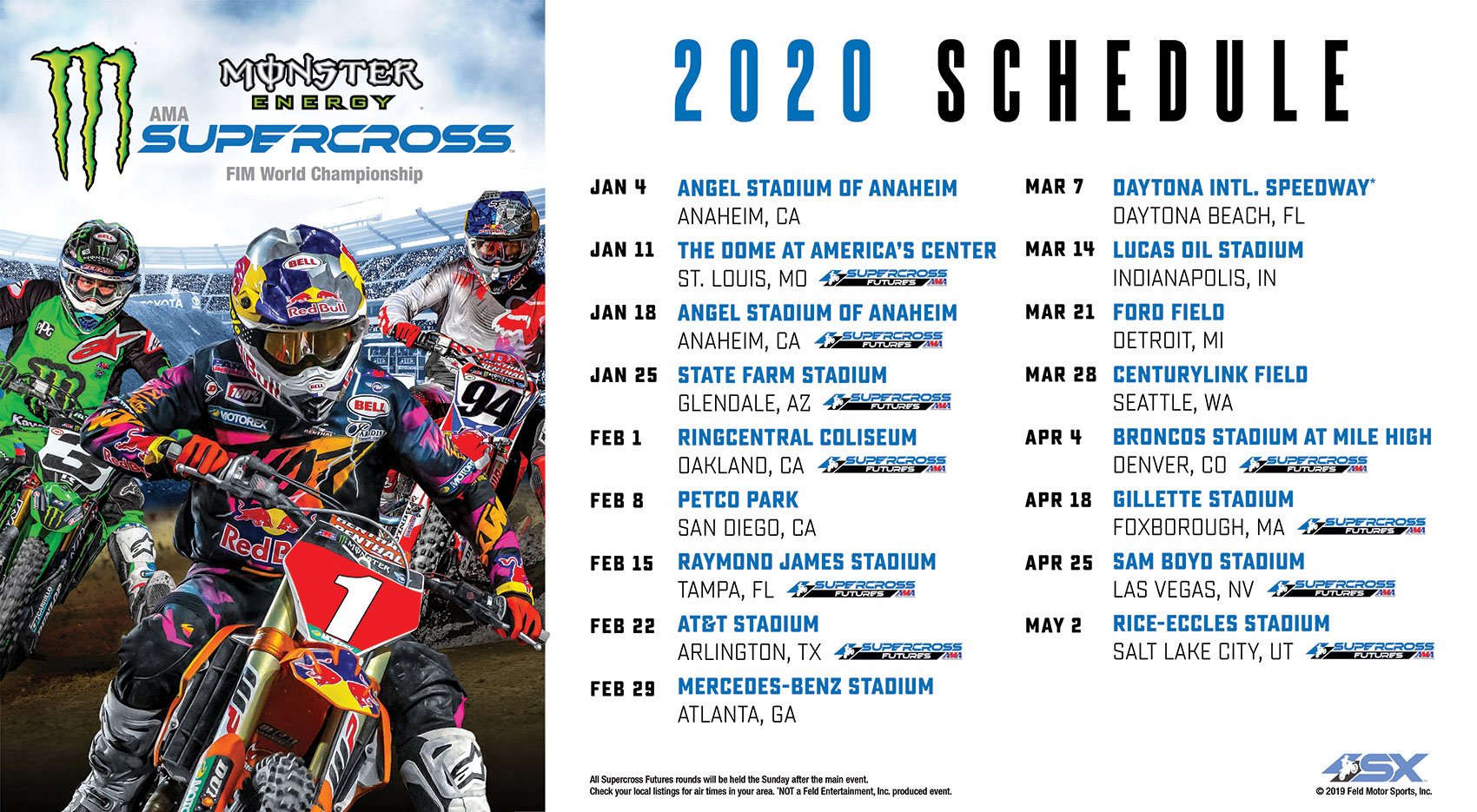 Anaheim Stadium Seating Chart For Supercross