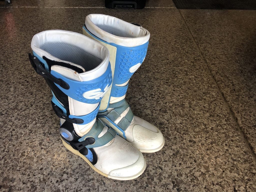 James Stewart's Nike 6.0 MX Boots 