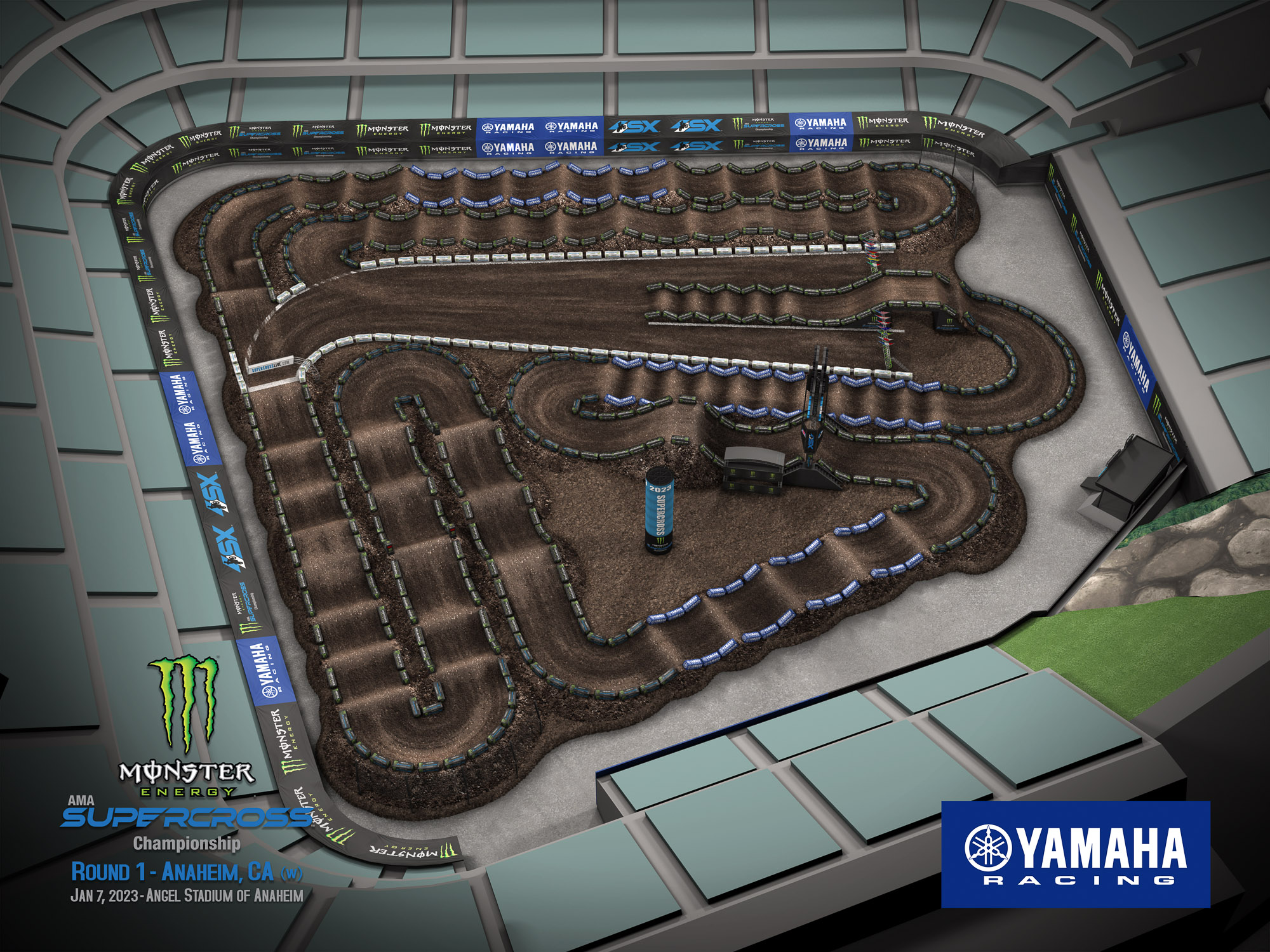 2023 Monster Energy Supercross Track Maps & Race Details Swapmoto Live