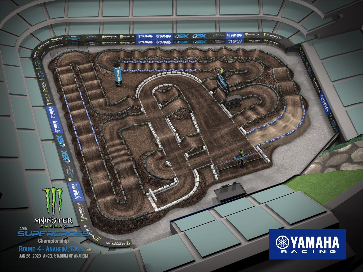 2023 Monster Energy Supercross Track Maps & Race Details Swapmoto Live