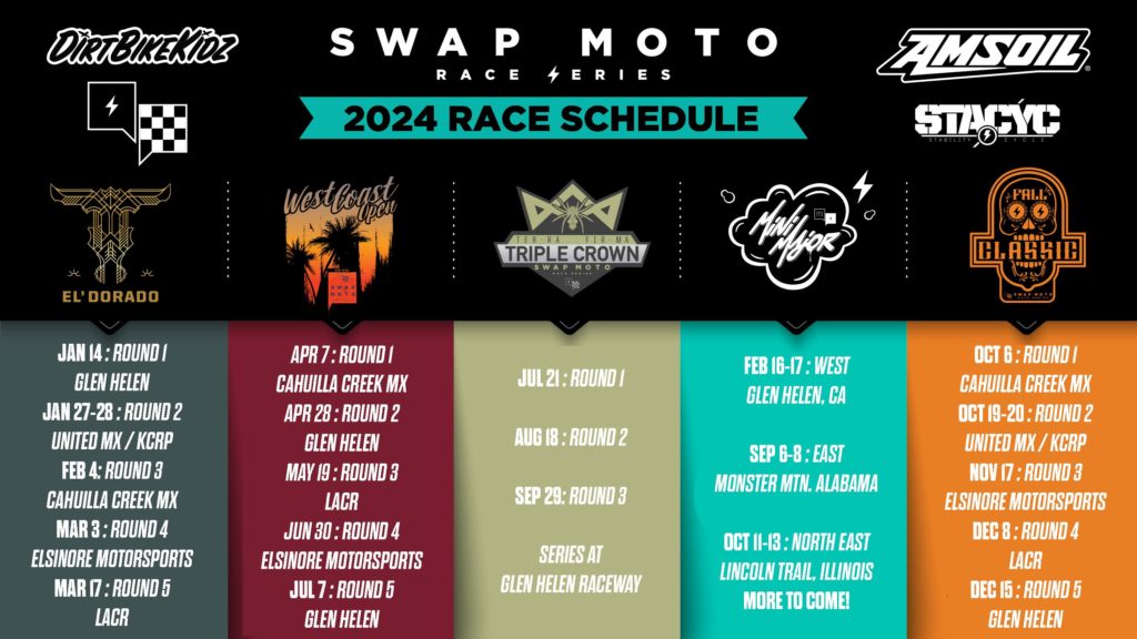 Swapmoto Race Series Schedule Swapmoto Live